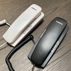 Mini Telephone Wall Mounted Telephone Home Office Hotel Battery-free Wired Landline Telephone Telefon