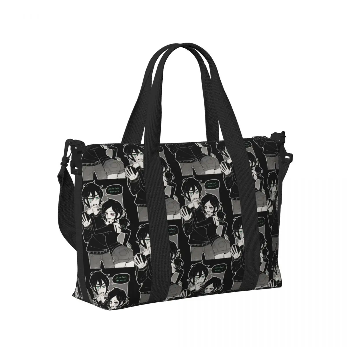 

Ashley And Andrew The Coffin Of Andy And Leyley Beach Travel Bag Tote Bags for Gym Sport Women Shopping Duffle Shoulder Bag