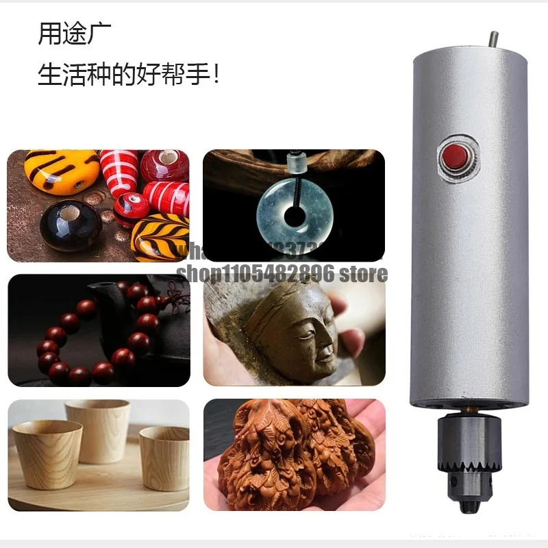 Grinding and polishing multifunctional speed-adjustable electric grinder, mini engraving portable power tool