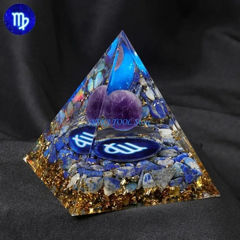 L8RC Zodiacs Orgone Crystal Pyramid Healings Crystals Pyramid Constellations Pyramid