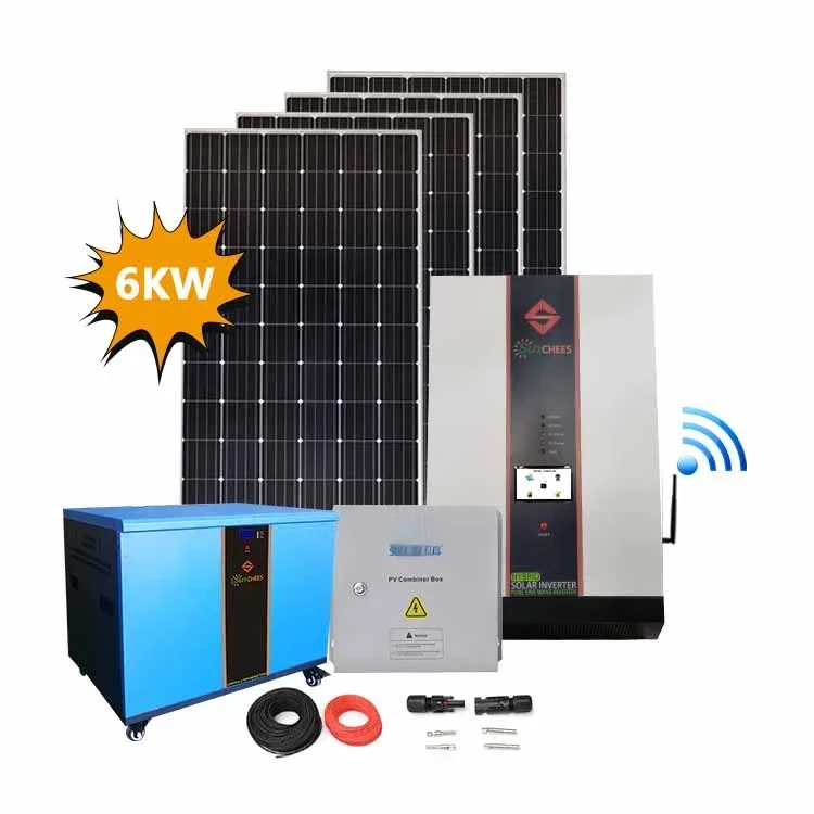 6000w Off Grid Solar System Packages Kit Solar System With Backup Generator