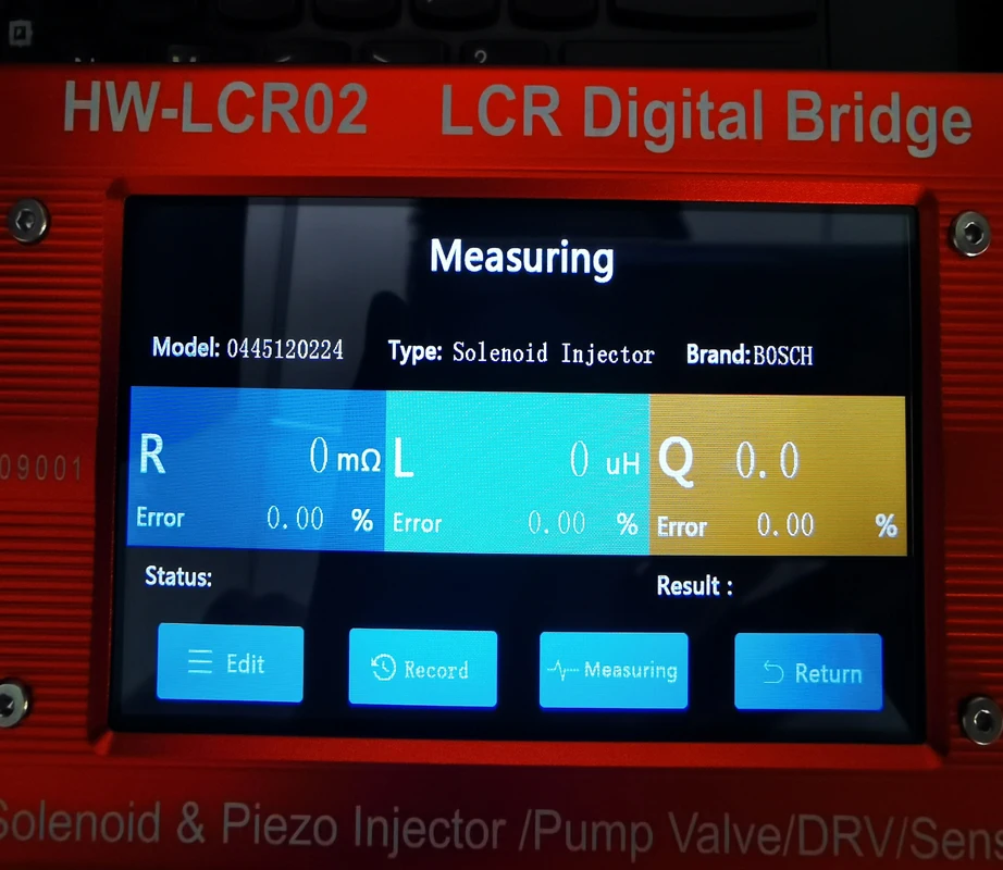 LCR02 Digital Bridge Tester EUI/EUP ZME DRV Valves Common Rail Diesel Fuel Electromagnetic Injector Test