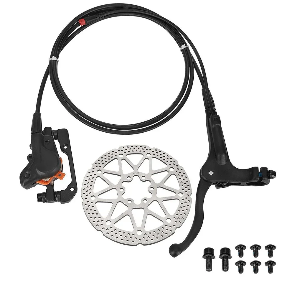 

Надежная тормозная мощность и управление с помощью этого совместимого комплекта гидравлических дисковых тормозов для горных и электрических велосипедов.