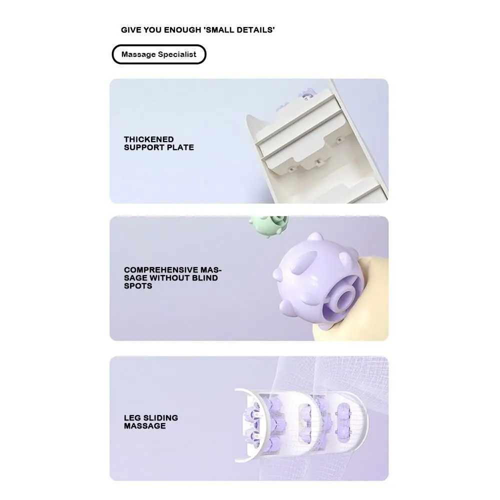 Masseur de pieds réflexologie à Point de déclenchement, favorise la Circulation sanguine, soulagement de la douleur des pieds, rouleau de massage, soins pour améliorer le sommeil