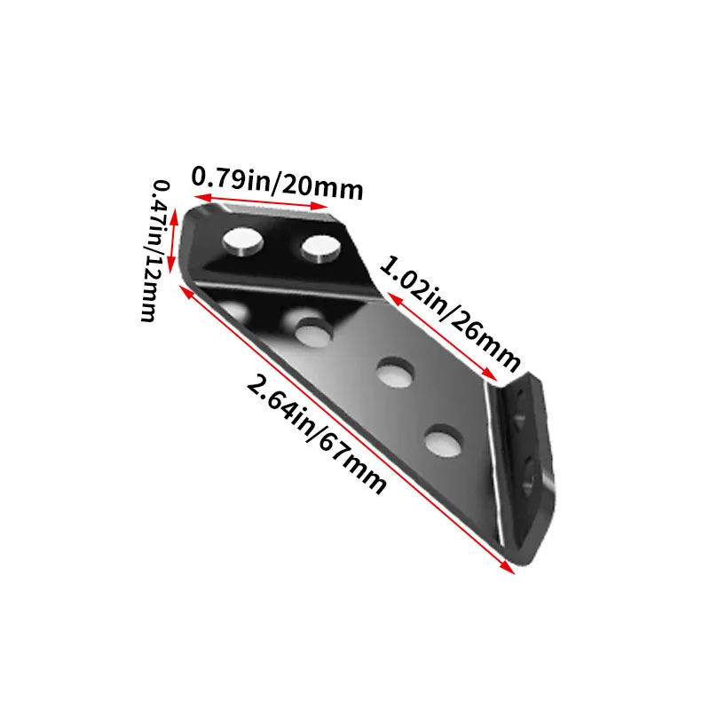 5/8/10/16/20pcs multifunctional furniture corner connectors, fixing parts, triangular stabilizers suitable for furniture ﻿