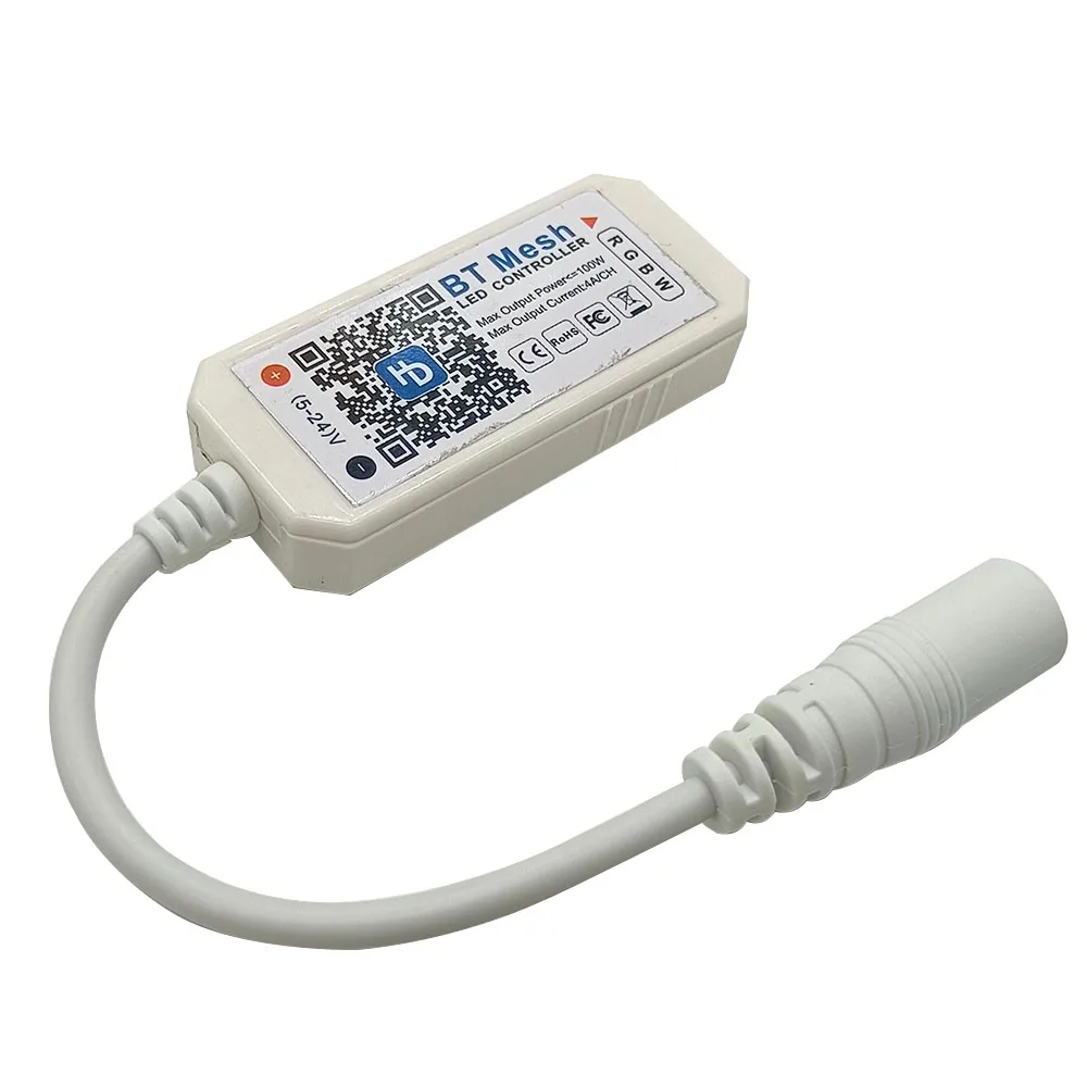 RGB LED Strip Light com Bluetooth e IR Controller, WiFi, DC 5V, 12V, 24V, Função de sincronização do painel, Android, IOS, App, Google Magic Home