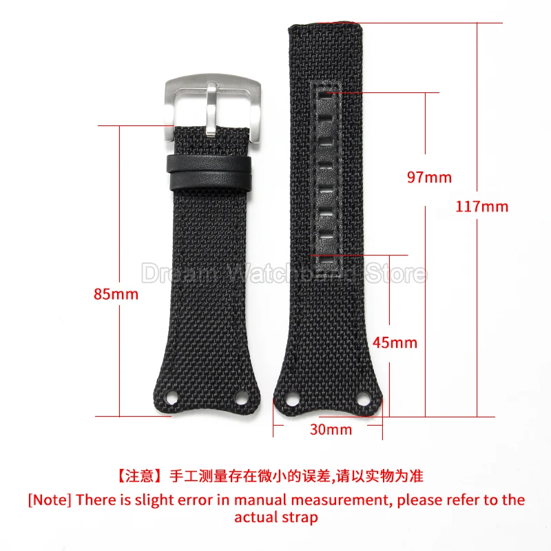 Black Nylon Watch Bracelet Fade-esistant Wear-Resistant for CK K4B371B6 K4B381B6 K4B381B3 K4B384B3 Premium Quality Watch Strap