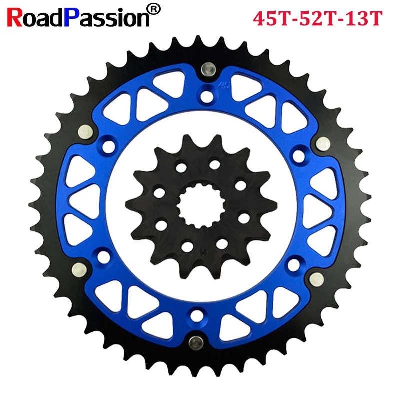 14T 17T Front 45T~52T Rear Teeth Sprocket Motorbike Wheel Fit For YAMAHA WR450 YZ450 WR426 YZ426 YZ400 WR400 WR YZ 450 426 400 F