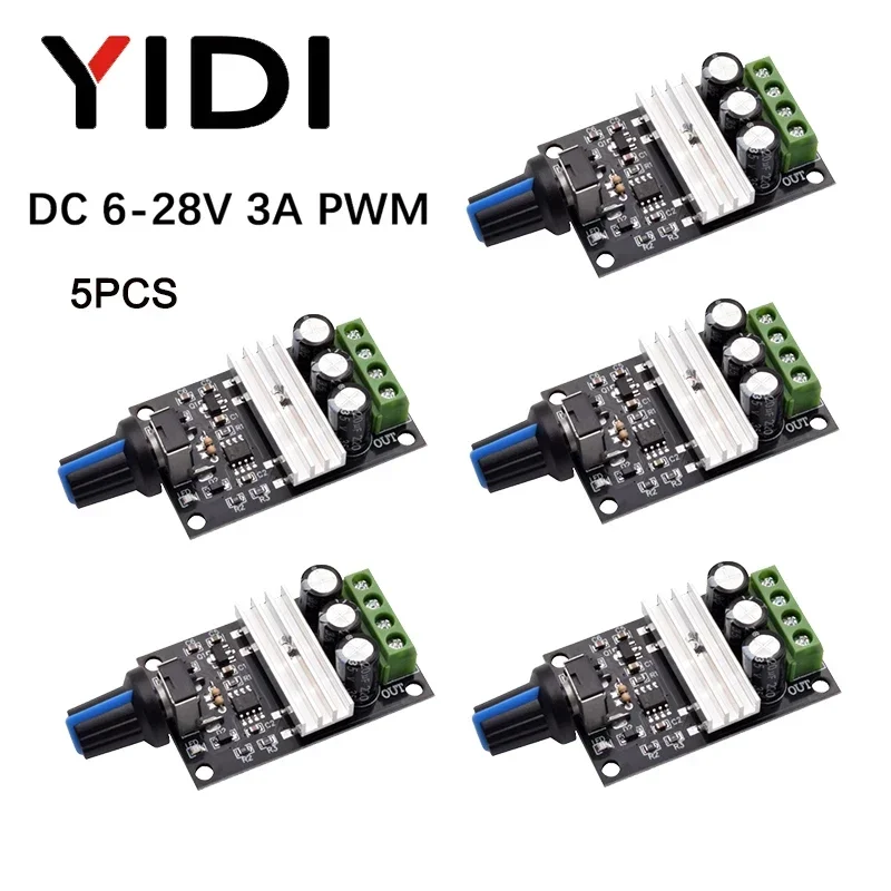5Pcs Pwm Motor Spee…