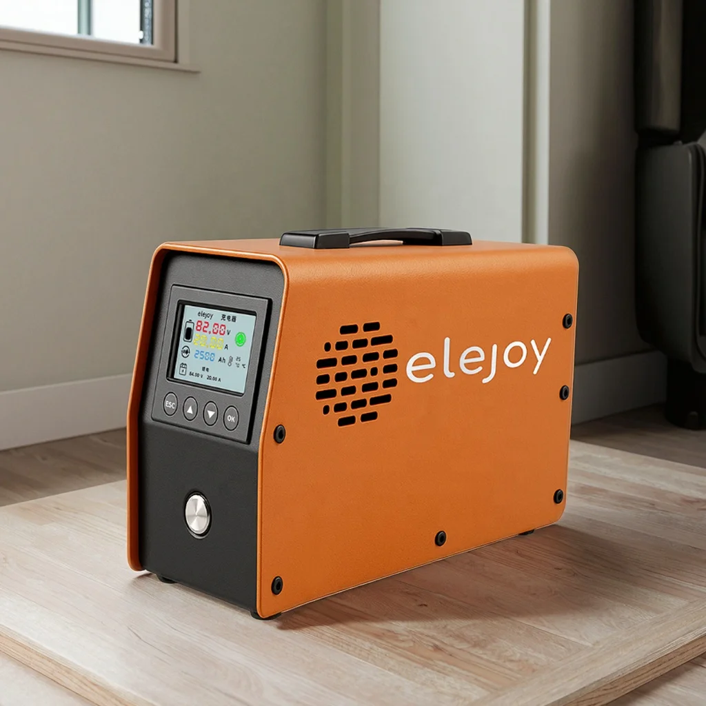 12V 60A CE Smart Battery Charger OLED Display Adjustable Lithium LiFePO4 Lead Acid Industrial Professional Vehicle 900W