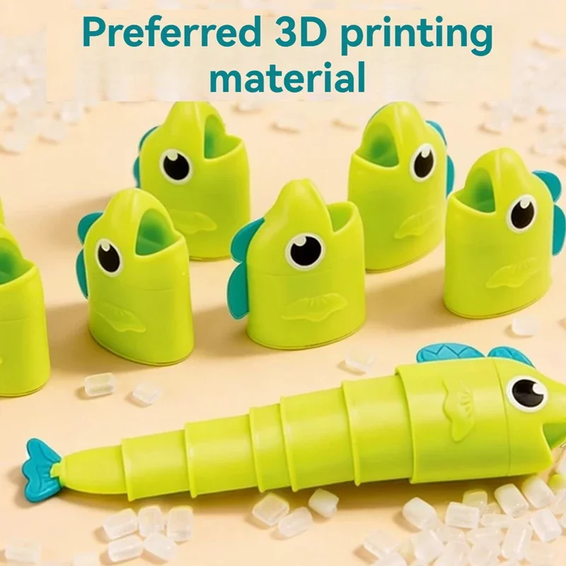 3D-Printed Cartoon Retractable Fishing Set with Hook – Fun Parent-Child Interactive Educational Board Game for Kids