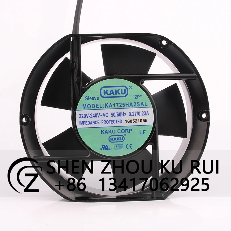 

KA1725HA2SAL Case Cooling Fan for KAKU 220V 17251 172X150X51 17CM Original Card Centrifugal Exhaust Industrial Ventilation Axial