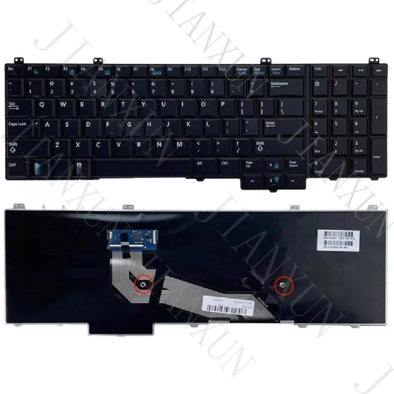S+US Keyboard For Dell Latitude E5540 15-5000 US Layout No Pointer No Backlit