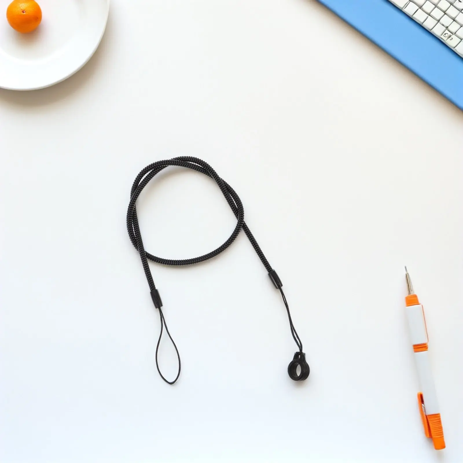 

Набор из 6 эластичных шнурков-держателей для стилусов длиной 47 см: выдвижные, с защитой от потери, для планшетов, телефонов и ручек