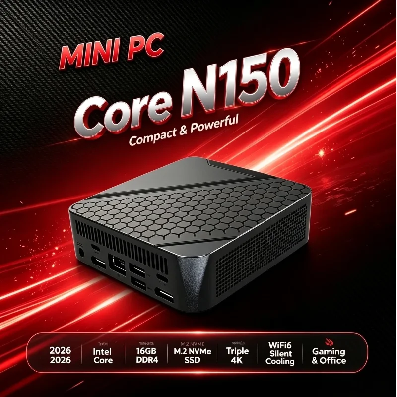 silent-cooling-triple-4k-mini-pc-intel-n150-4c4t-36ghz-16gb-ddr4-m2-nvme-512gb-ssd-wifi6-bt52-portable-home-office-pro-pc