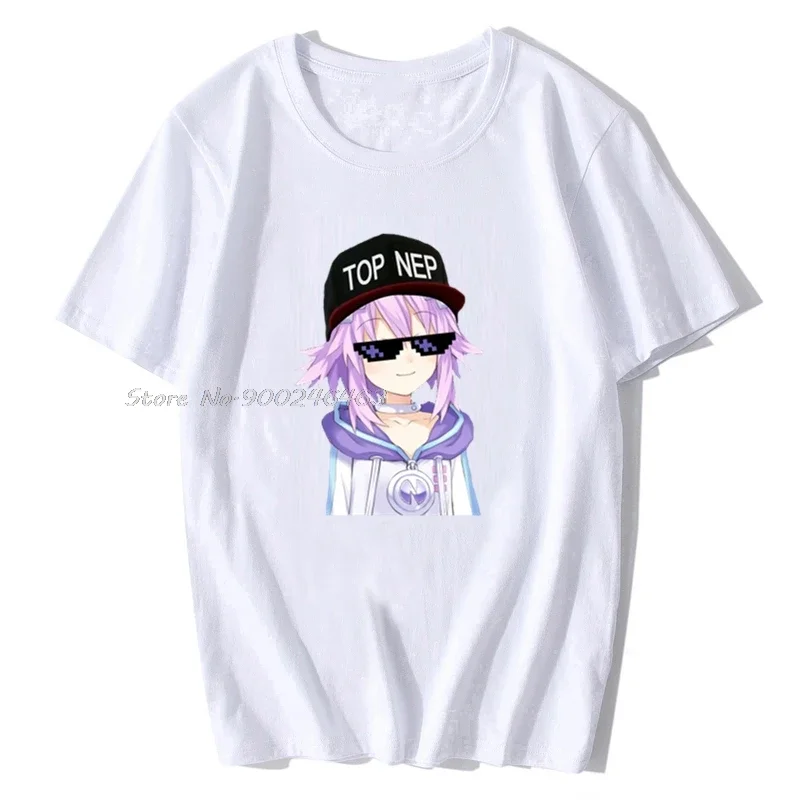 Men T-shirt Hyperdimension Neptunia Top Nep Tshirt Women T Shirt Men Cotton O-neck T Shirt Hip Hop Tees Tops Harajuku