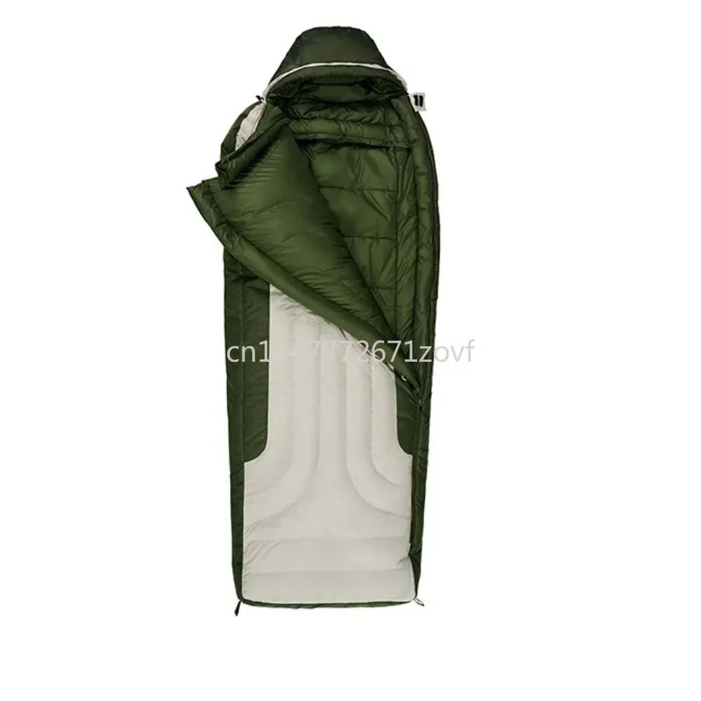 

Спальный мешок с пухом, зимний, для взрослых, для отдыха на природе, для кемпинга, альпинизма, минус утолщенный, для защиты от холода, теплый