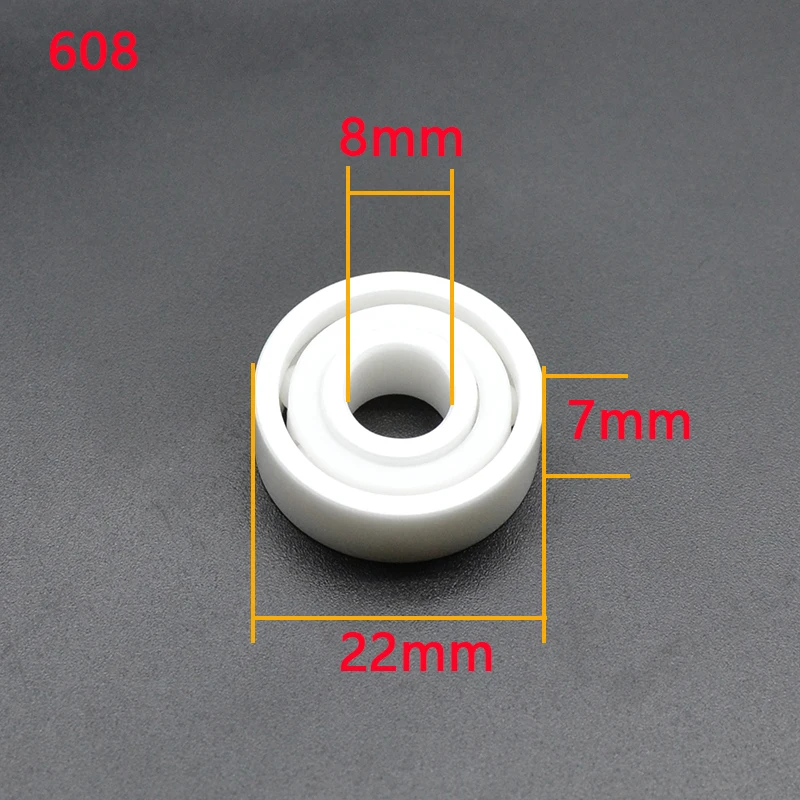 ZrO2 كامل محمل كروي سيراميك محامل زركونيا نوعية جيدة زركونيا Bea القطر الداخلي تحمل 8x22x7 5 مللي متر 6 مللي متر 7 مللي متر 8 مللي متر 3x8x4 مللي متر #6