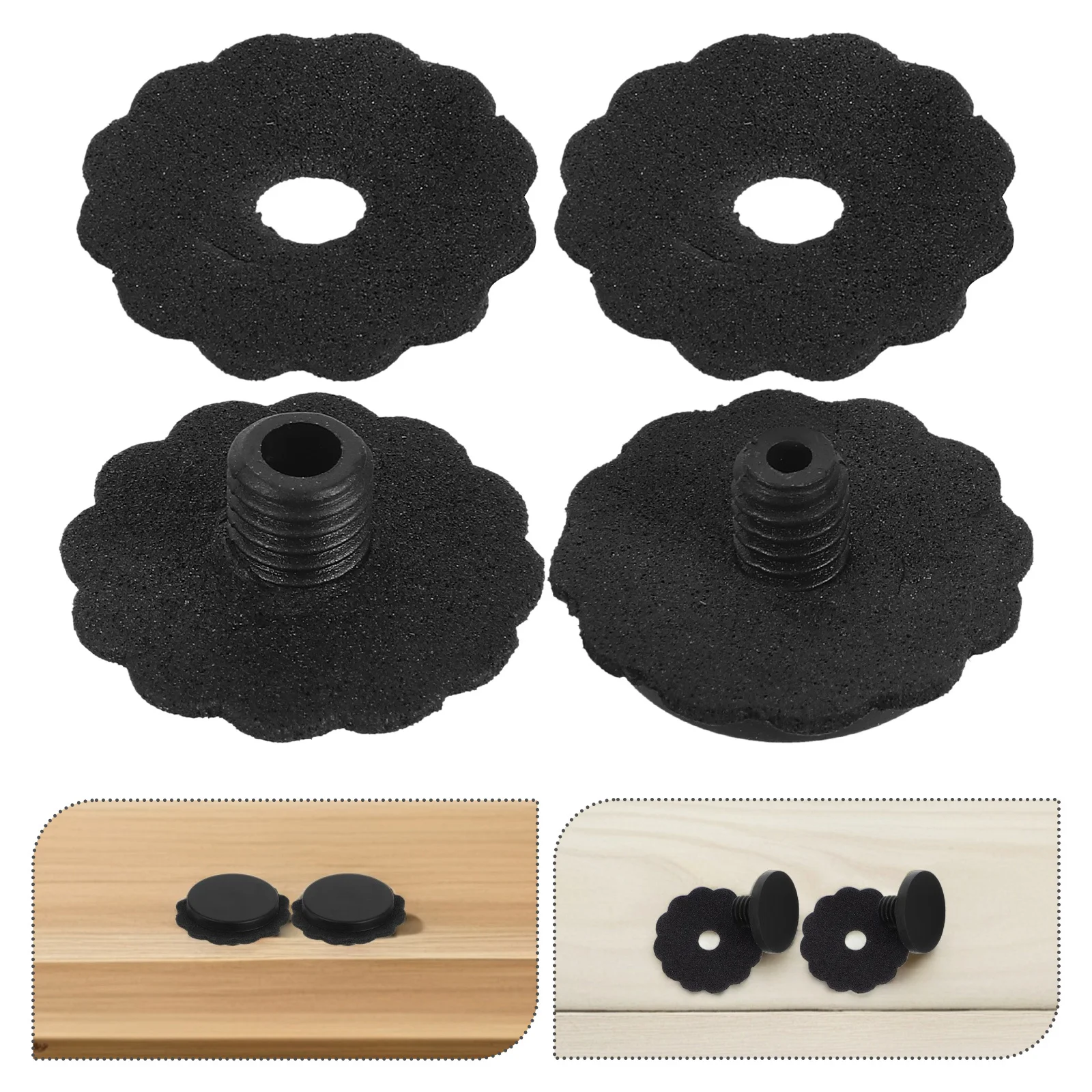 

4 set Folding Umbrella Top Screw Cap Replacement Windproof Plastic Tip Cover With Gasket Universal For Stick Travel Umbrellas