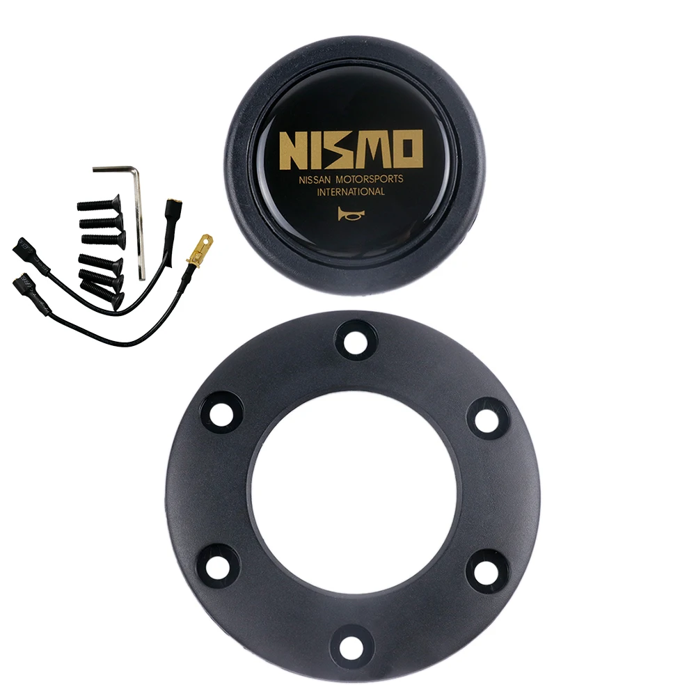 nismo JDM High Performance Sport Steering Wheel Horn Button Racing Car Horn Switch Push Cover