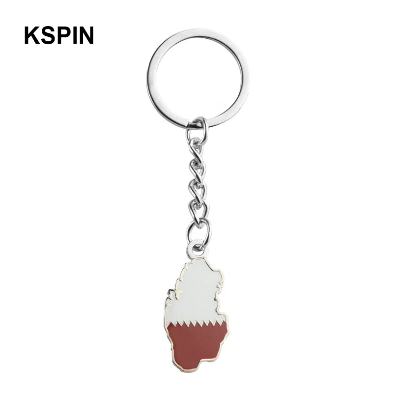 Qatar Key Chain Syria Bird Key RING  Keychain Bag Pendant Key Chain Holder Key Car Trinket Keyring For Men Women Gift