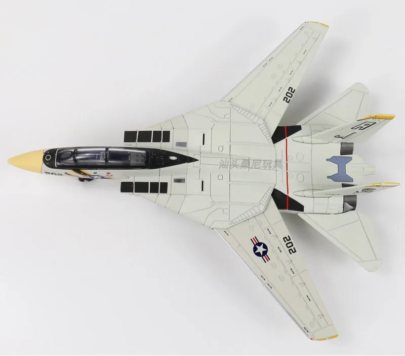 Diy F14 Tomcat Model Aircraft Kit 1/72 Assembly Model Toy Planes ABS Military Model Toys For Gifts Educational Toys