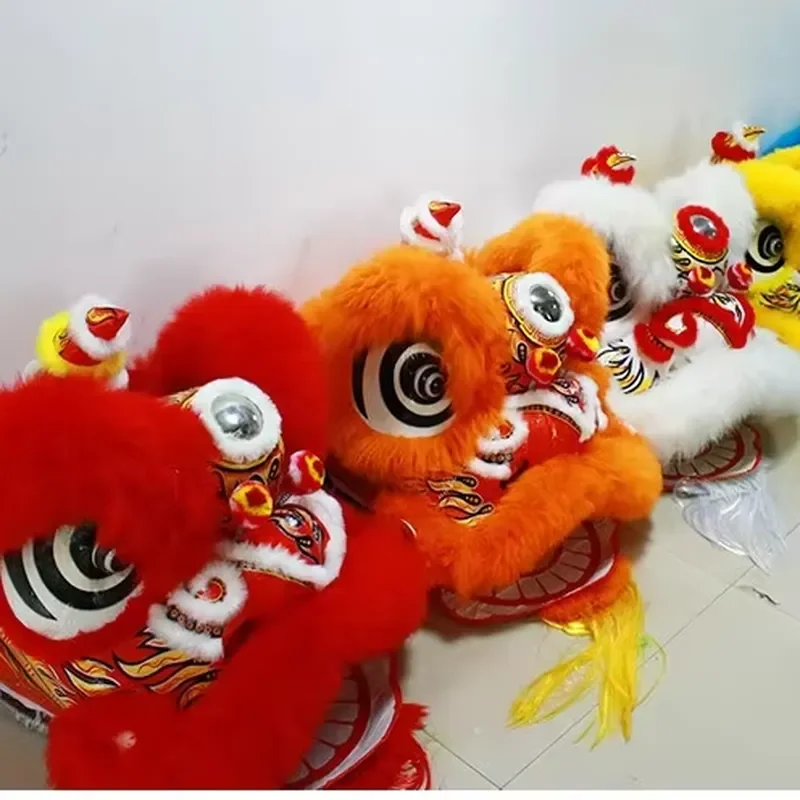 Chinese traditional adult plush lion dance costume - Chinese martial arts performance costume made in China