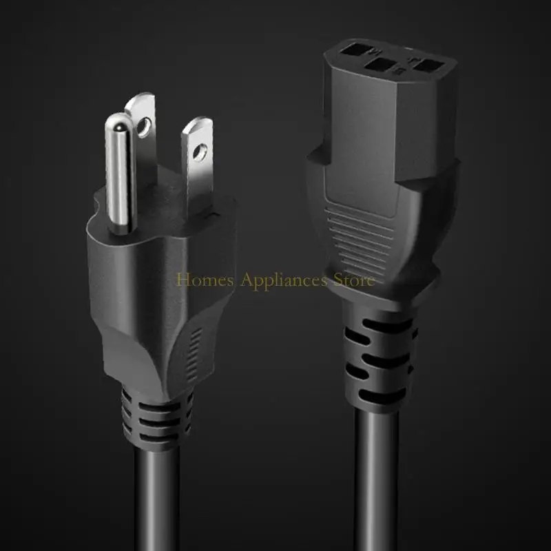 D0AB 1.5m 미국 표준 AC 전원 코드 케이블 교체 케이블 3 갈래/3 핀