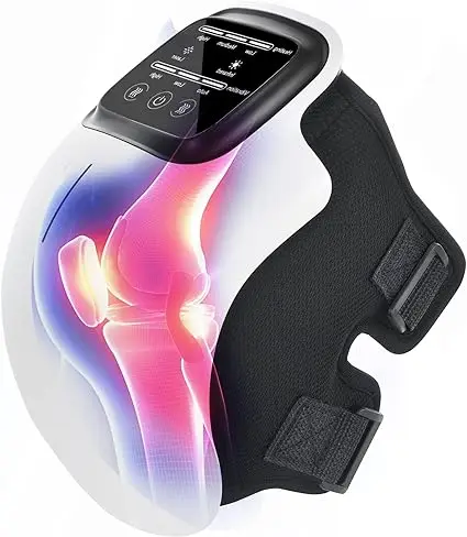 Wireless knee massager, LED touch screen button, C-type interface charging, three heating modes, fatigue and knee pain