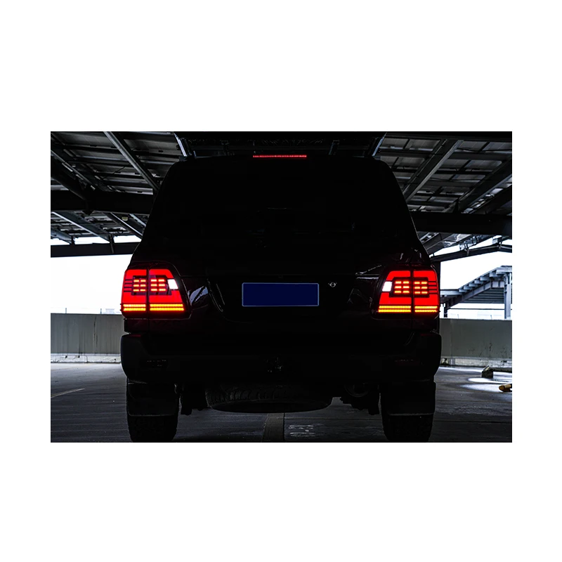 

ZHENGWO Led Tail Lamp For LC100 1998-2007 Year Rear Light Custom Back Lamp Brake Reverse Auto Assembly