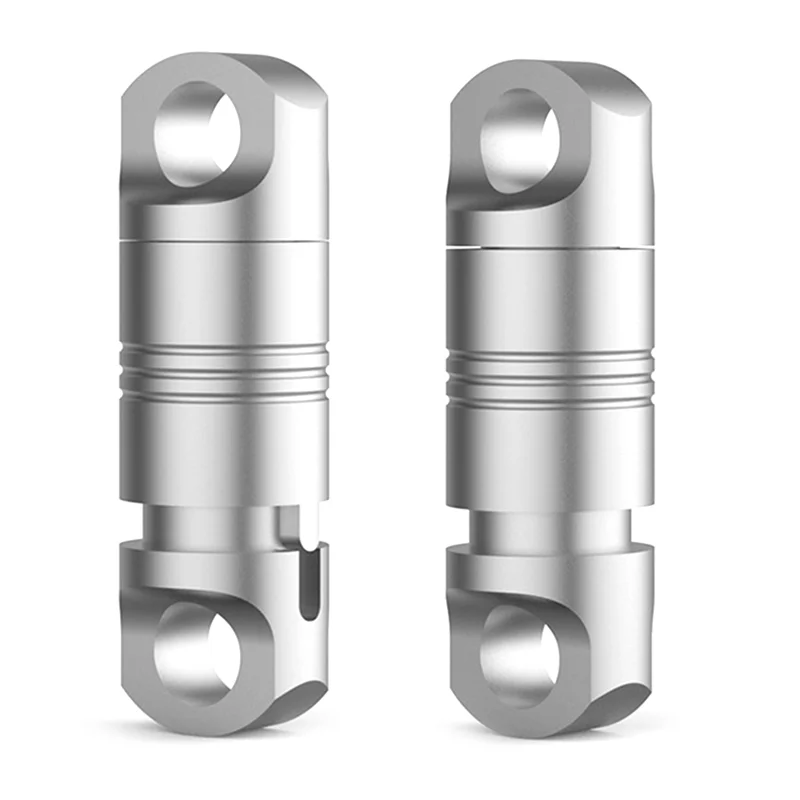 ABJY-2PCS Titan Legierung Rotierenden Ring Schnalle Schlüsselbund Taille Gürtel Schnalle Frühling Lock Schlüsselring Outdoor-Tool