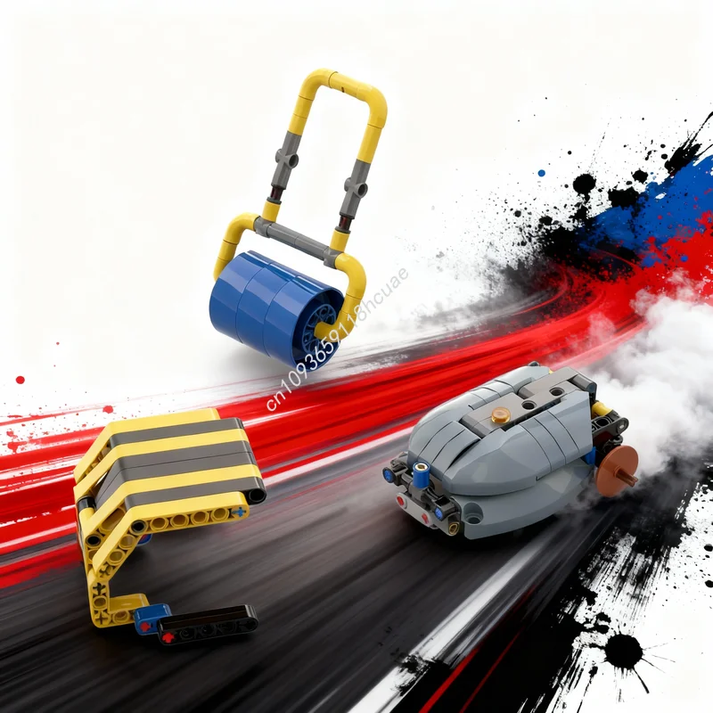 193 個 MOC ロボット芝刈り機テクニカルモデルビルディングブロック建設クリスマスギフトアイデアクリエイティブおもちゃ教育レンガ