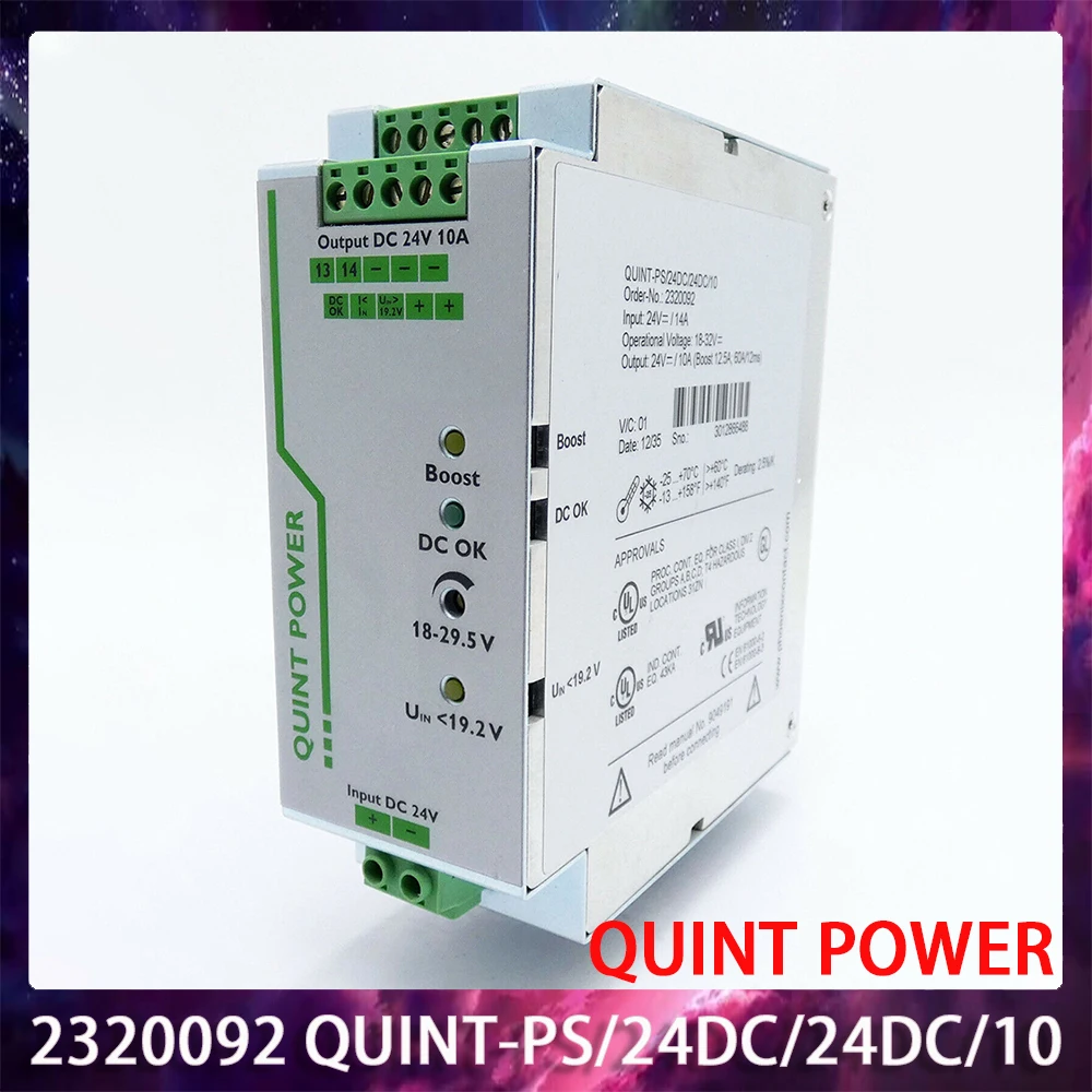 

New 2320092 QUINT-PS/24DC/24DC/10 QUINT POWER DC/DC Converter 24VDC/10A Fast Ship Works Perfectly High Quality