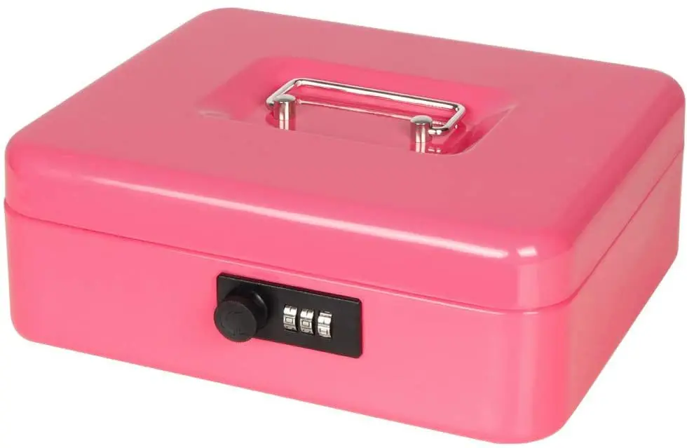 

Mini Password Lock Anti-theft Iron Box,Universal For Car And Home,Portable Small Safe For Savings Storage And Keeping