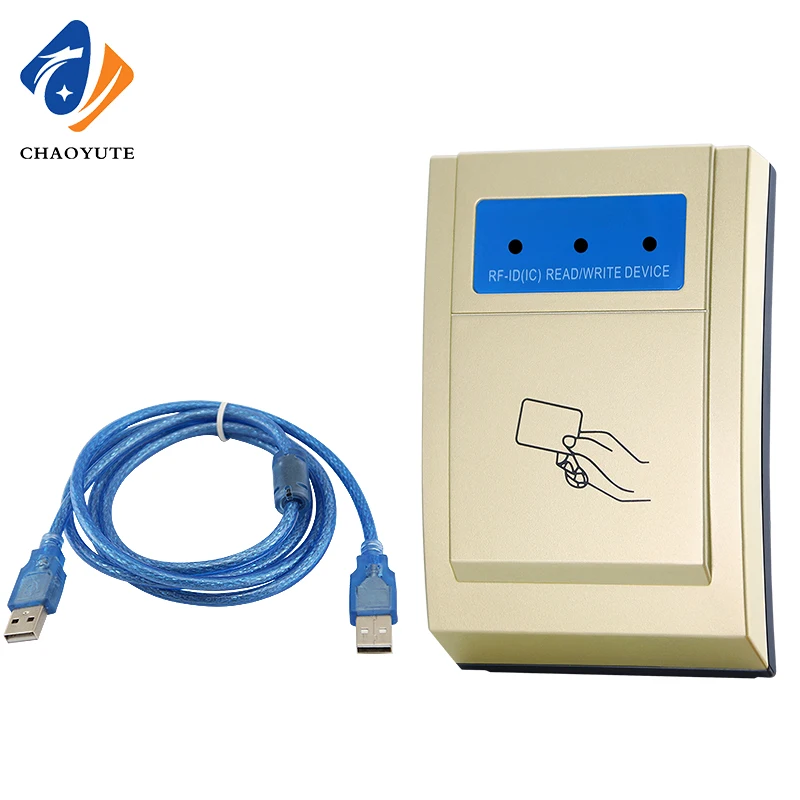 USB Desktop Access Control Card Issuer, Driver Free, Plug and Play ABS Shell ID/IC Card Membership Card Swiping Machine