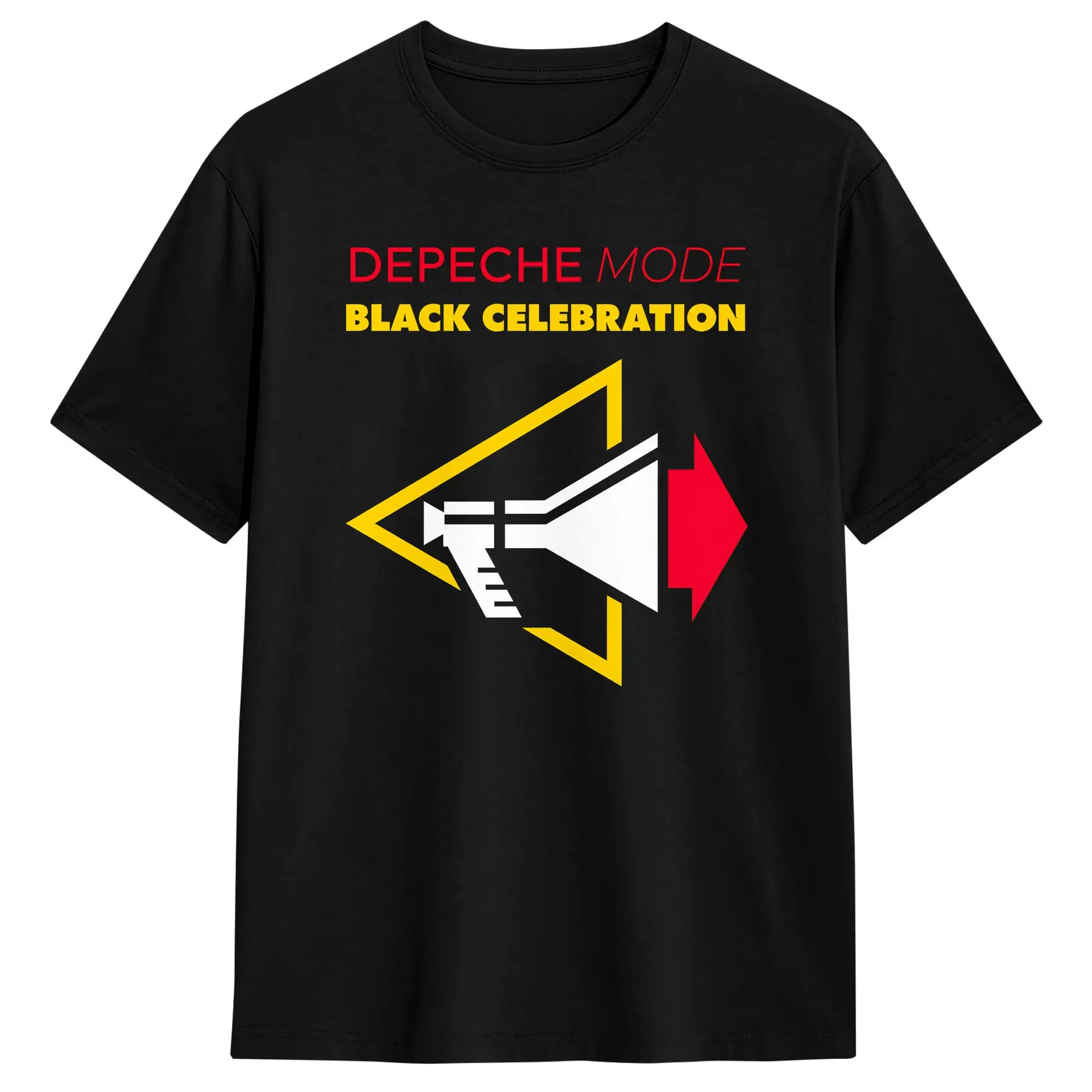 Camiseta Depeche Mode Black Celebration para praia masculina, 100% algodão, gola redonda, plus size 5XL, roupas de manga curta, streetwear