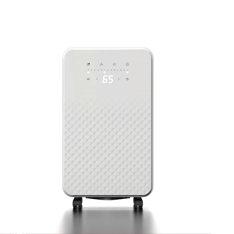 12L/Day Home Use Portable Dehumidifier With 3-color Humidity Lamp