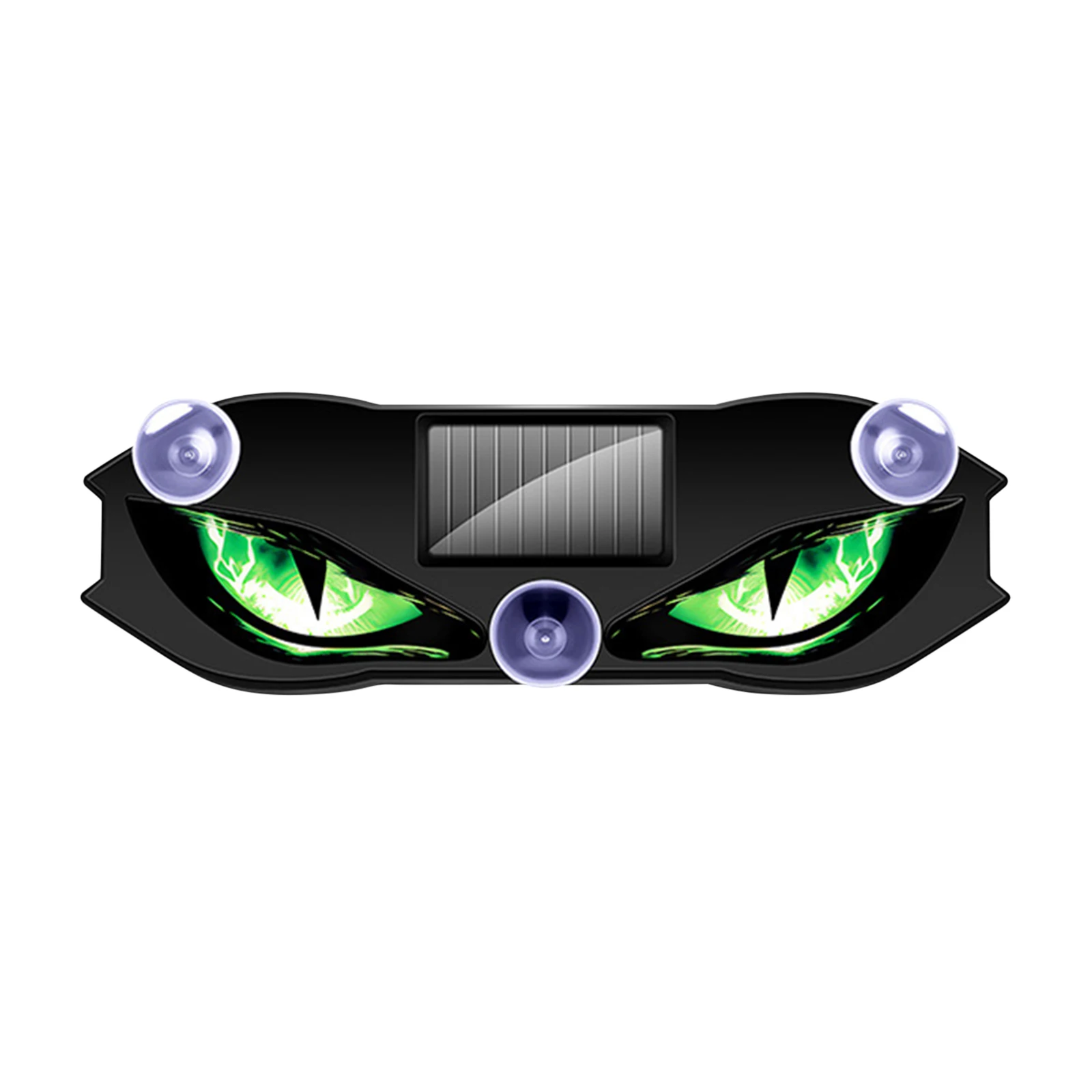 2PCS Animated Devil Eyes Light Solar & Type-C Charging Dynamic Windshield Ambient Lamp for Suv Truck Van Rv Roadside Safety