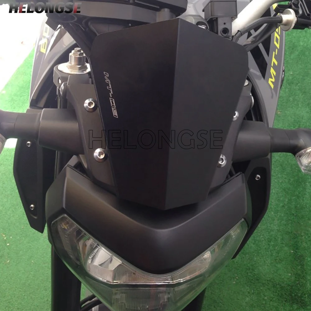 For YAMAHA MT09 FZ09 MT-09 FZ-09 2014 2015 2016 MT 09 FZ 09 Motorcycle Accessories Front Windscreen Windshield Wind Deflectors