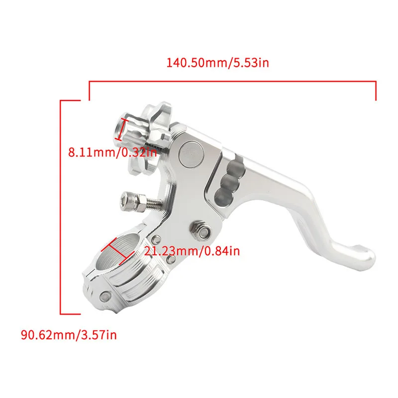Motorcycle Clutch Lever Handlebar Universal CNC Aluminum One Finger for KTM Honda Suzuki Yamaha Kawasaki Motocross Pit Dirt Bike