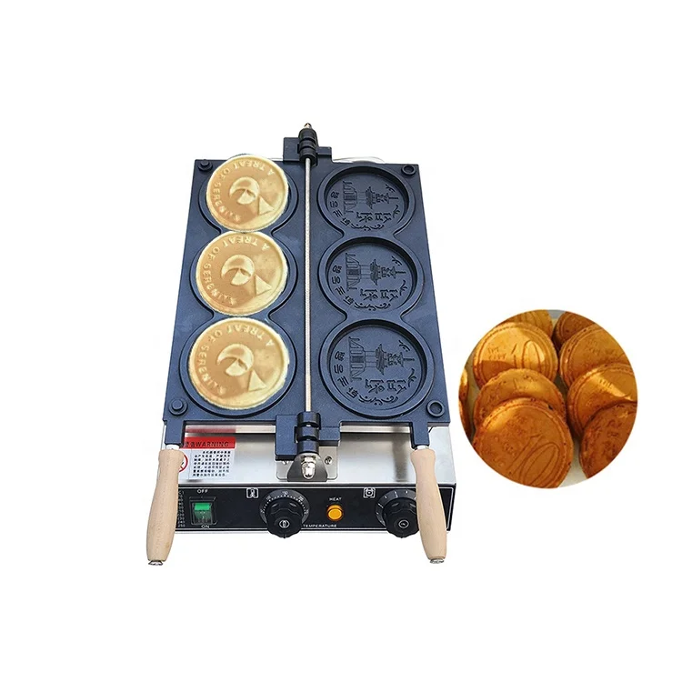 

2025 Hot Sales Commercial Waffle Maker Machine / Electric Coin Waffle Machine / Waffle Machine