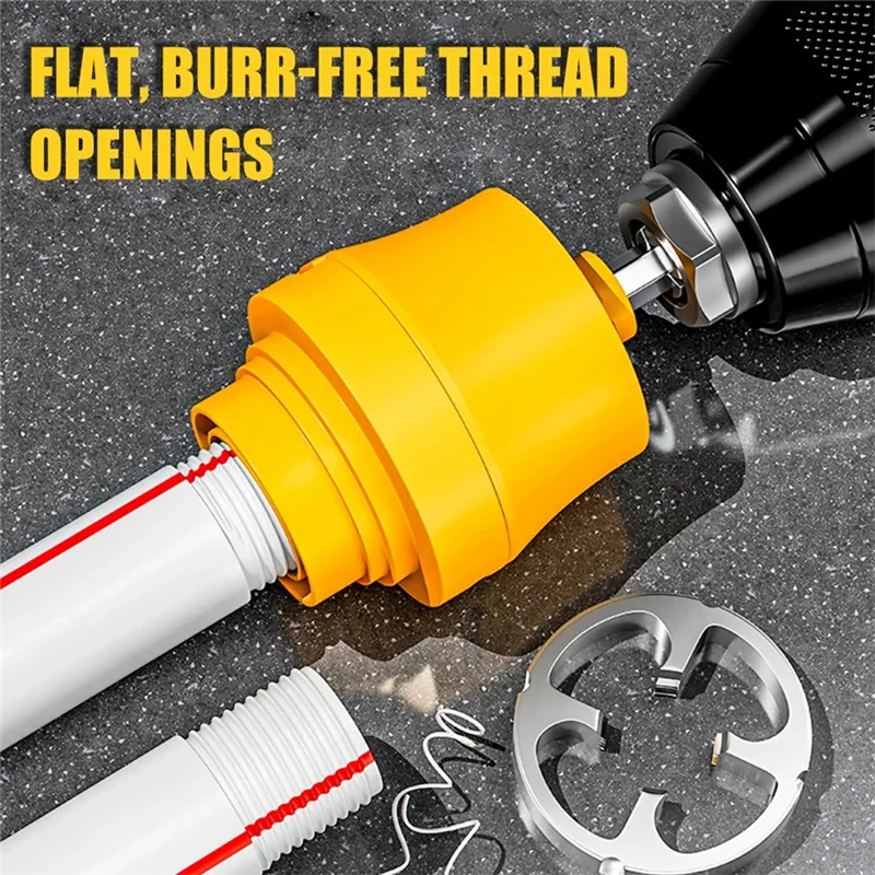 【Rushed】6 Points PPR Thread Hole Opener Water Pipe Inner Hole Thread Opener PPR Hexagonal Handle For Electric Drill