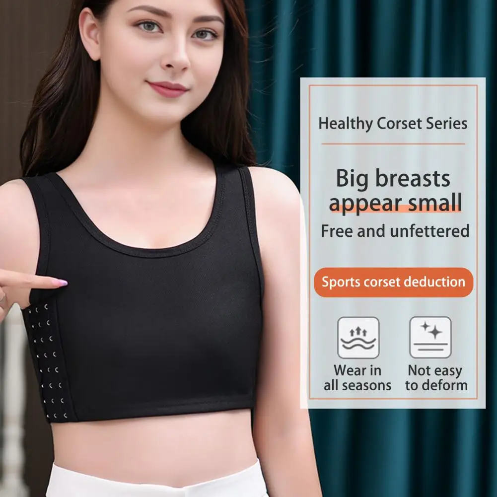 Women Summer Sport Vest Round Neck Sleeveless Side Breasted Underwear Shockproof Tops Solid Color Stretchy Gym Bra 여성 스포츠 조끼