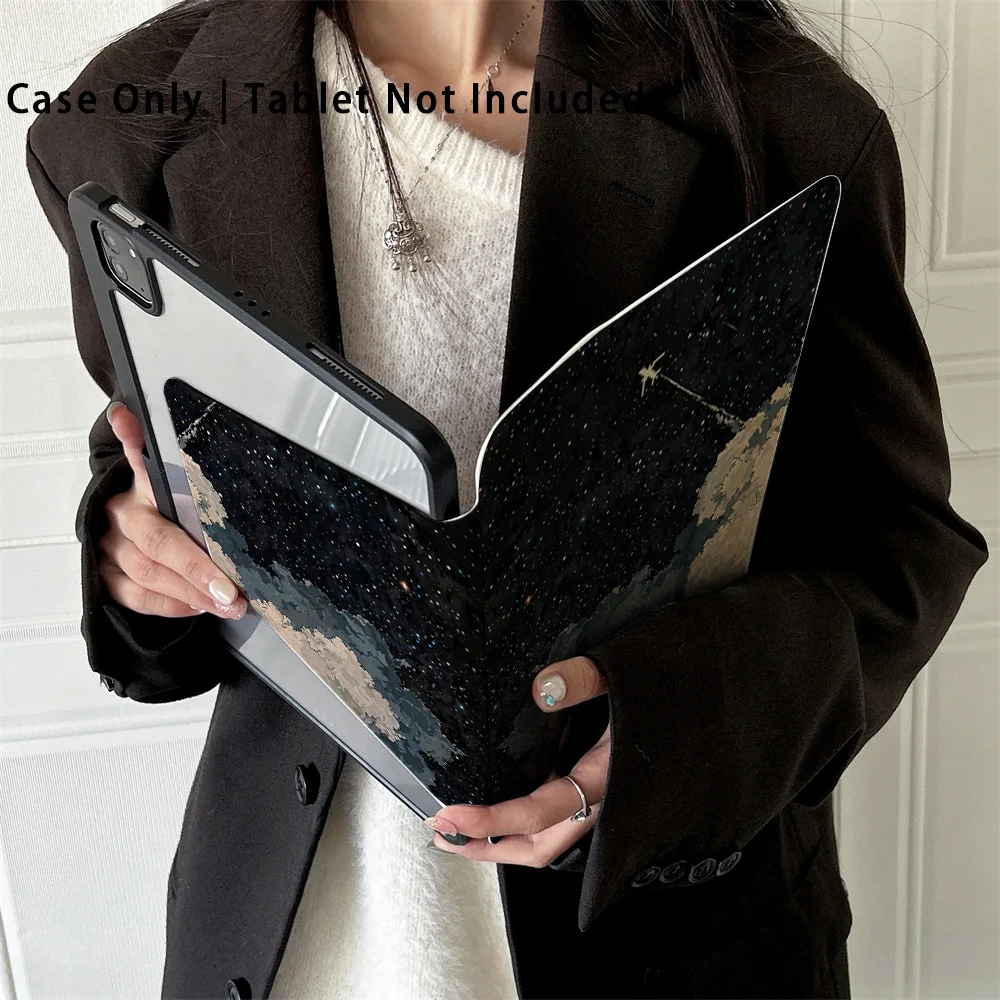 

360 ° Rotating Foldable Case to Easily Protect Your Pad: Compatible with iPad Air 6,Air 5,4,10,2024,air m3/a16 2025