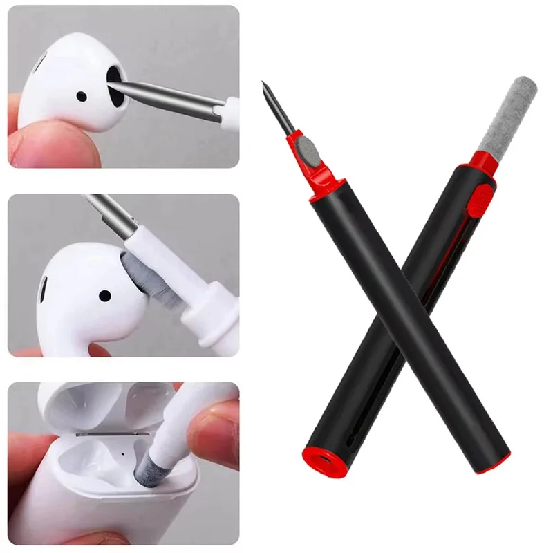 Multifunction Cleaner Kit Portable Bluetooth Earphone Cleaner Set Headphone Cleaning Pen Brush Tool For Airpods Pro 1 2 3 4 Case