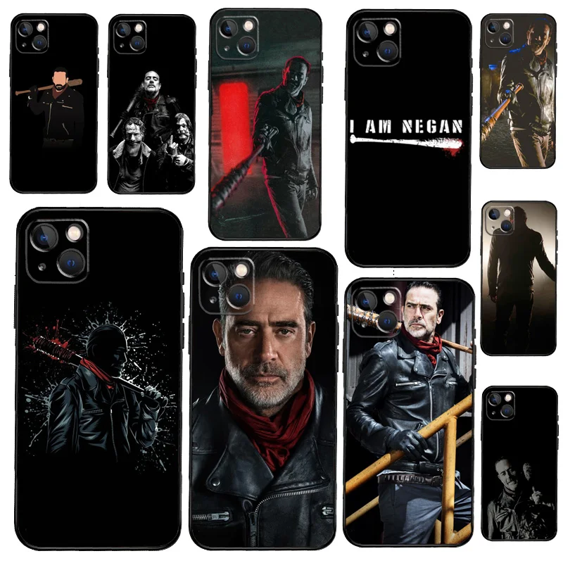 

Ходячие мертвецы, чехол для телефона Negan для iPhone 13 12 11 14 15 16 Pro Max Plus XR X XS MAX, мягкая задняя крышка