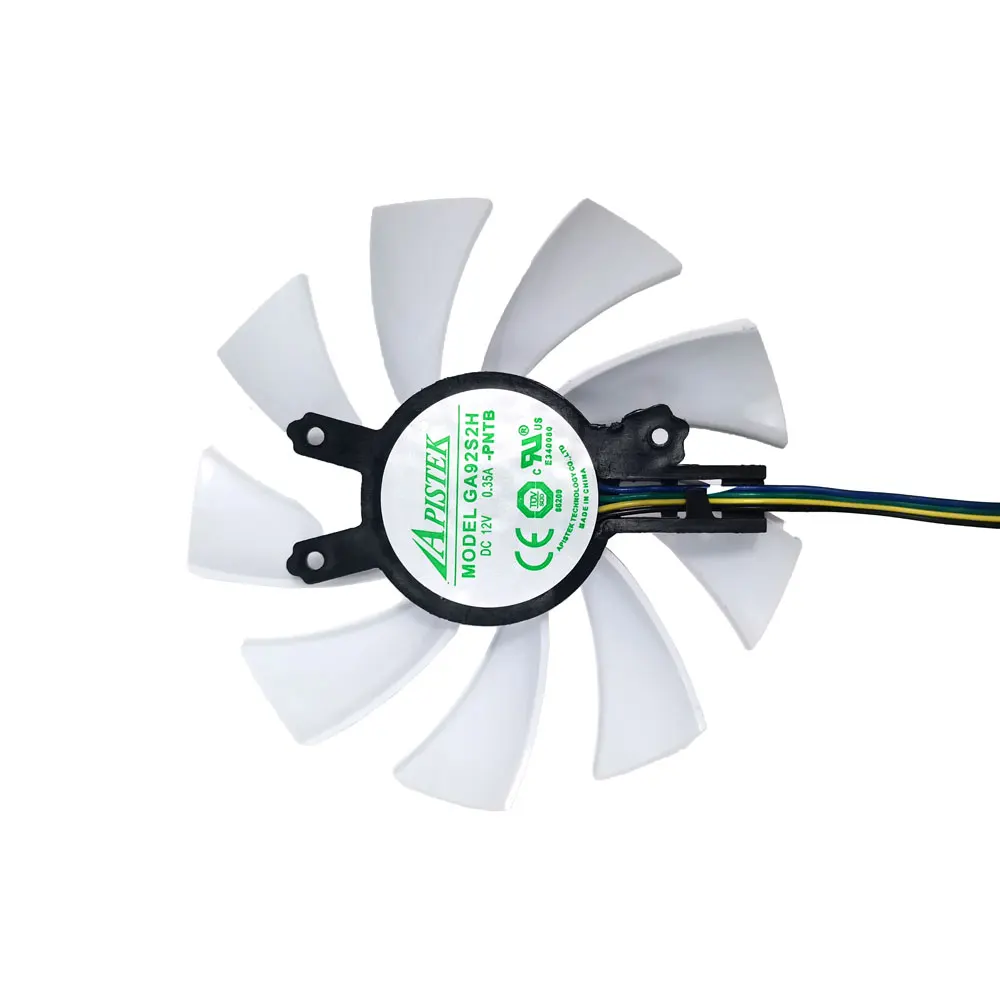 Koelventilator voor galaxy kfa2 gtx 1080ti 1080 1070ti 1070 1060 hof grafische kaart ventilator vervanging 85mm 4pin ga92s2h 0.35a gpu ventilator