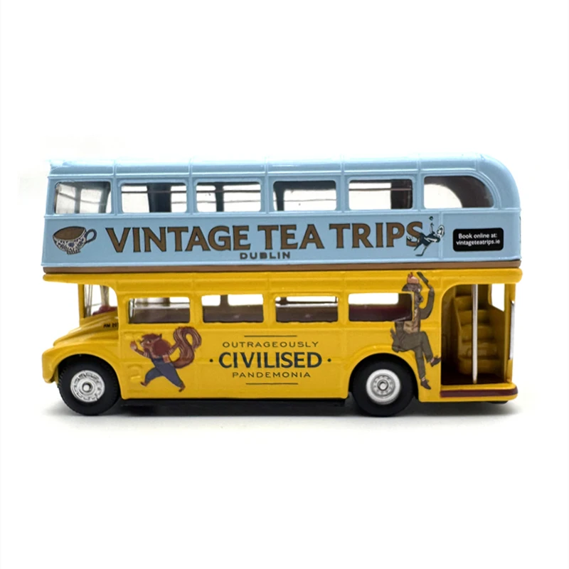 OXFORD Maßstab 1:76 Diecast Alloy London AEC Doppeldecker Bus Spielzeugauto Modell Nostalgie Klassisches Erwachsenen-Souvenirgeschenk Statische Anzeige