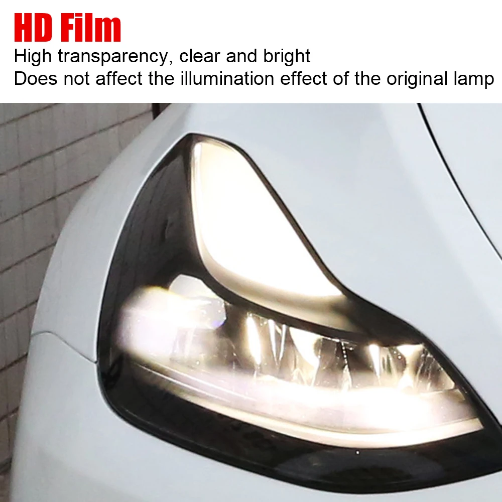 2pcs/4pcs Headlight Taillight Foglight TPU Lamp Protector Film Set Changing Films For Tesla Model 3 Modification Protective Film