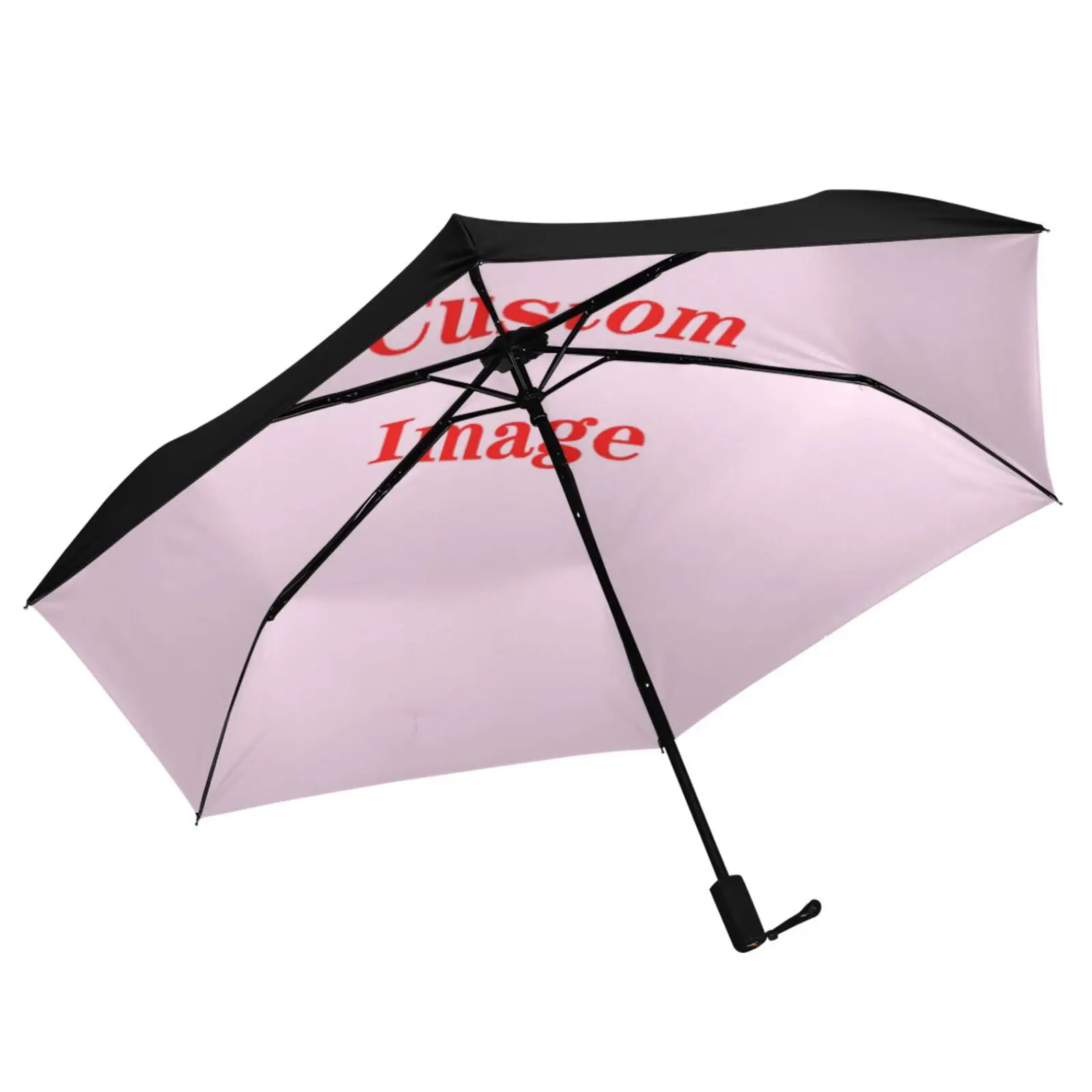 New Windproof Three-fold umbrella 6K Female Male Custom Pattern High Quality Business Umbrellas Women Parasol